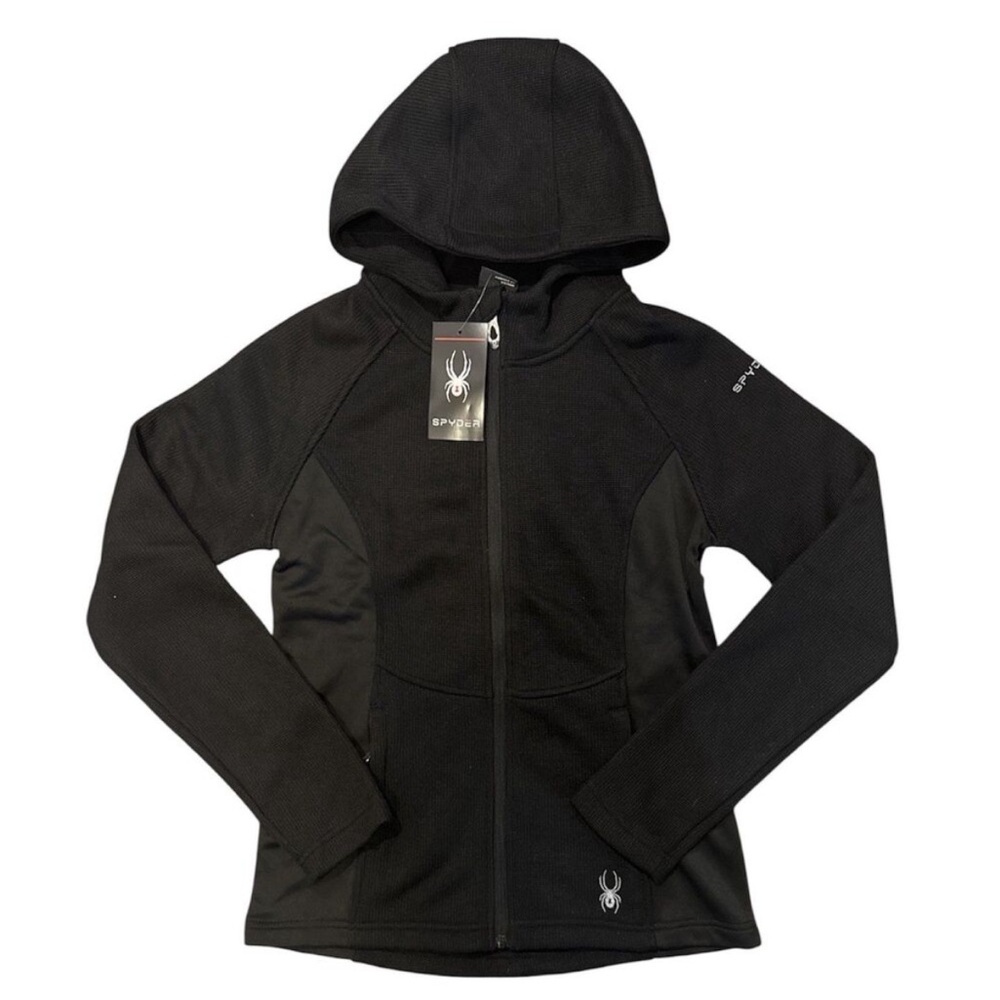 Spyder Women's Black Hooded Ski Jacket - NWOT